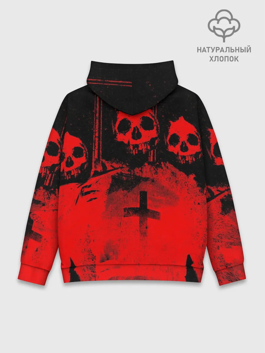 Худи мужской база хлопок / Анархия