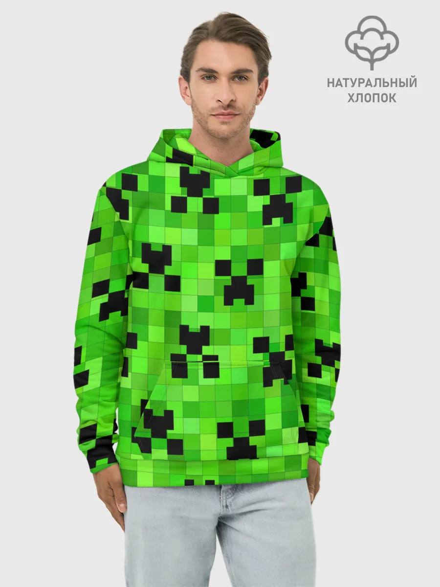 Худи мужской база хлопок / MINECRAFT | МАЙНКРАФТ