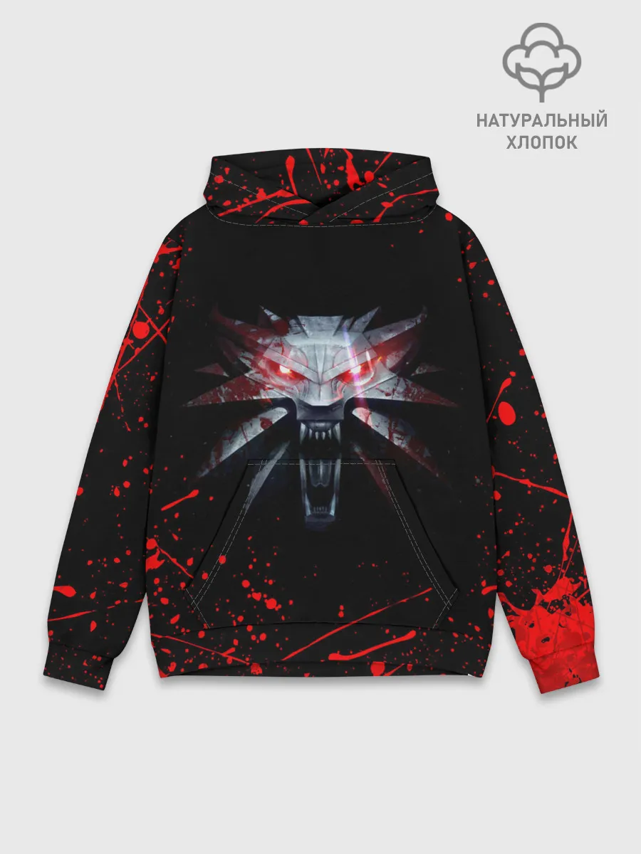 Худи мужской база хлопок / ВЕДЬМАК / THE WITCHER / ГЕРАЛЬТ