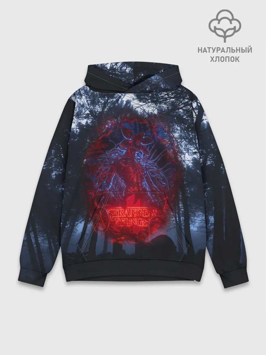 Худи мужской база хлопок / Demogorgon Stranger Things