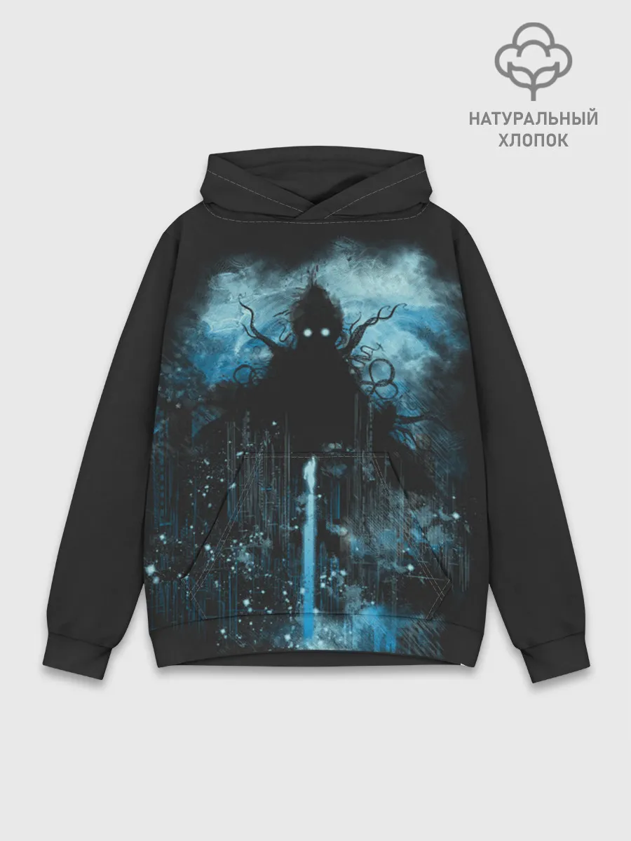 Худи мужской база хлопок / Ктулху