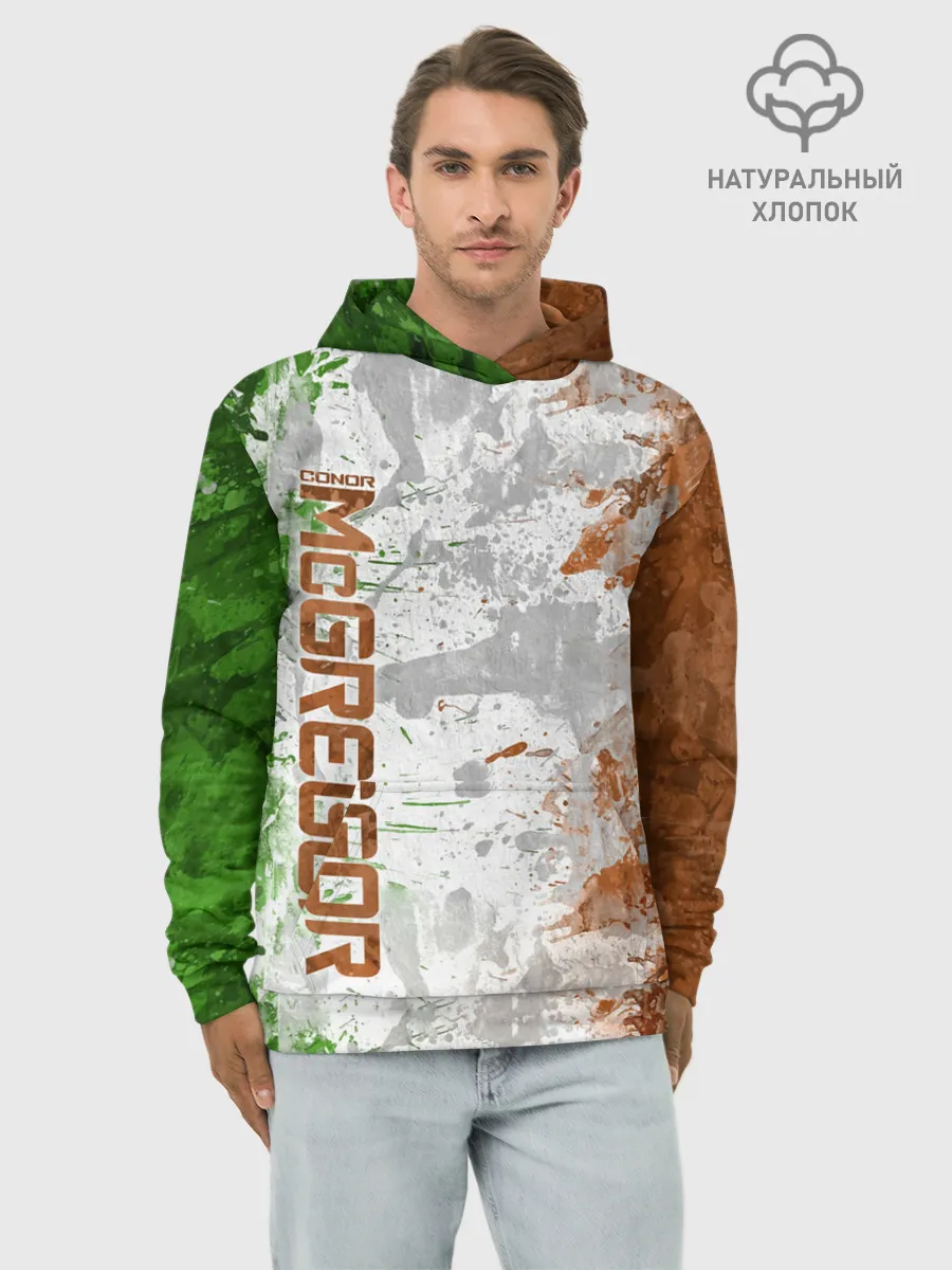 Худи мужской база хлопок / Конор МакГрегор