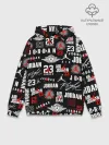 Худи мужской база хлопок / MICHAEL JORDAN LOGOBOMBING