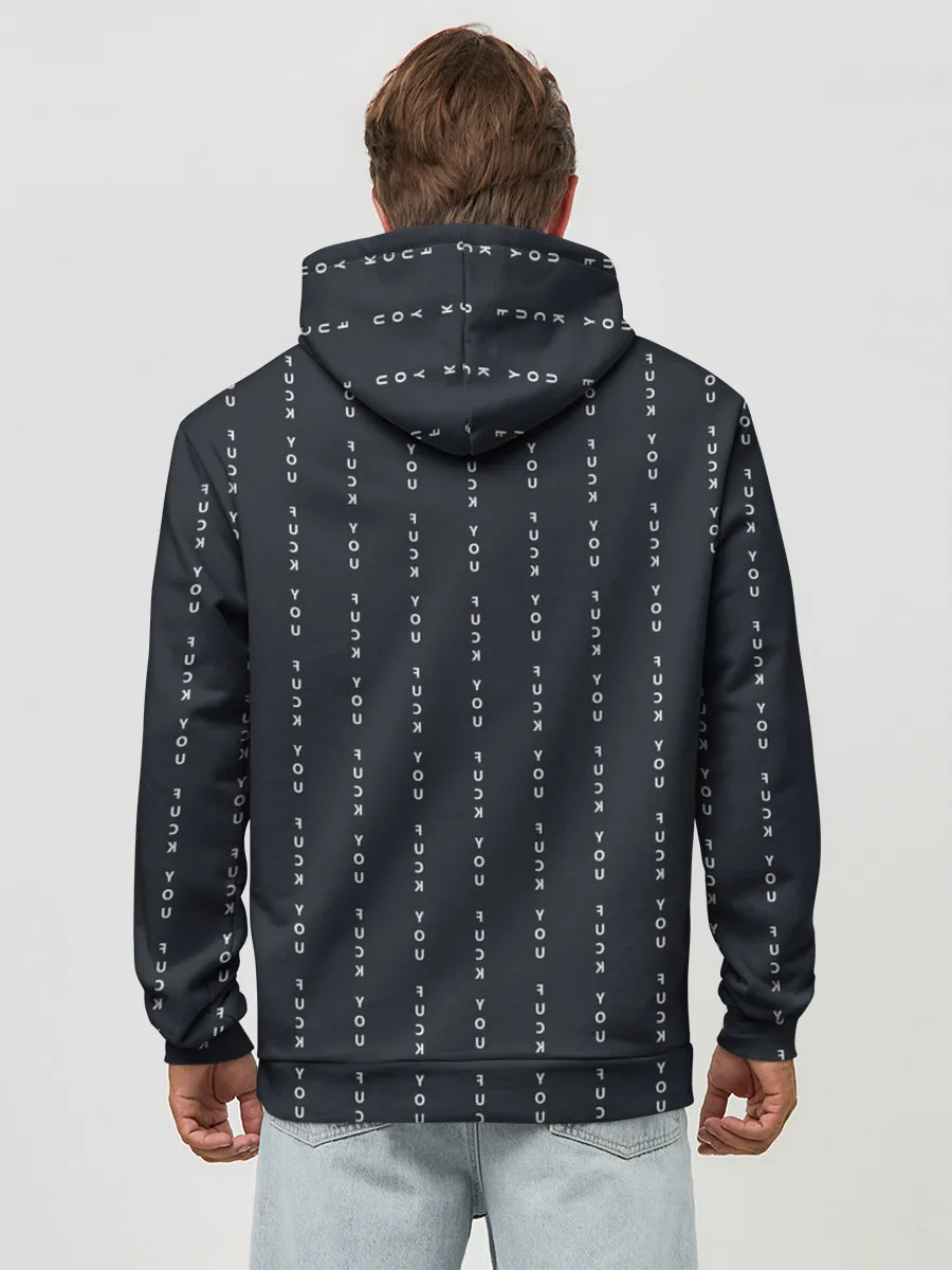 Худи мужской база хлопок / FUCK YOU