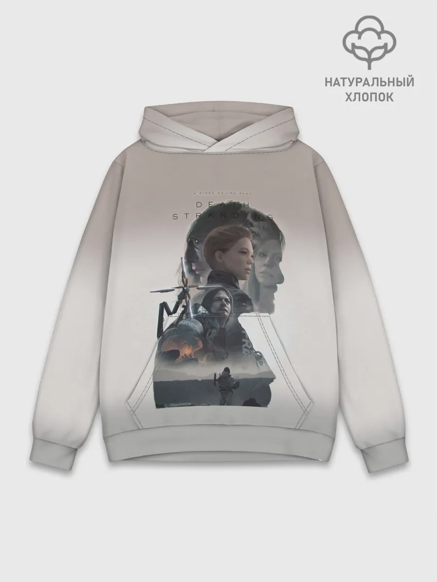 Худи мужской база хлопок / Death Stranding