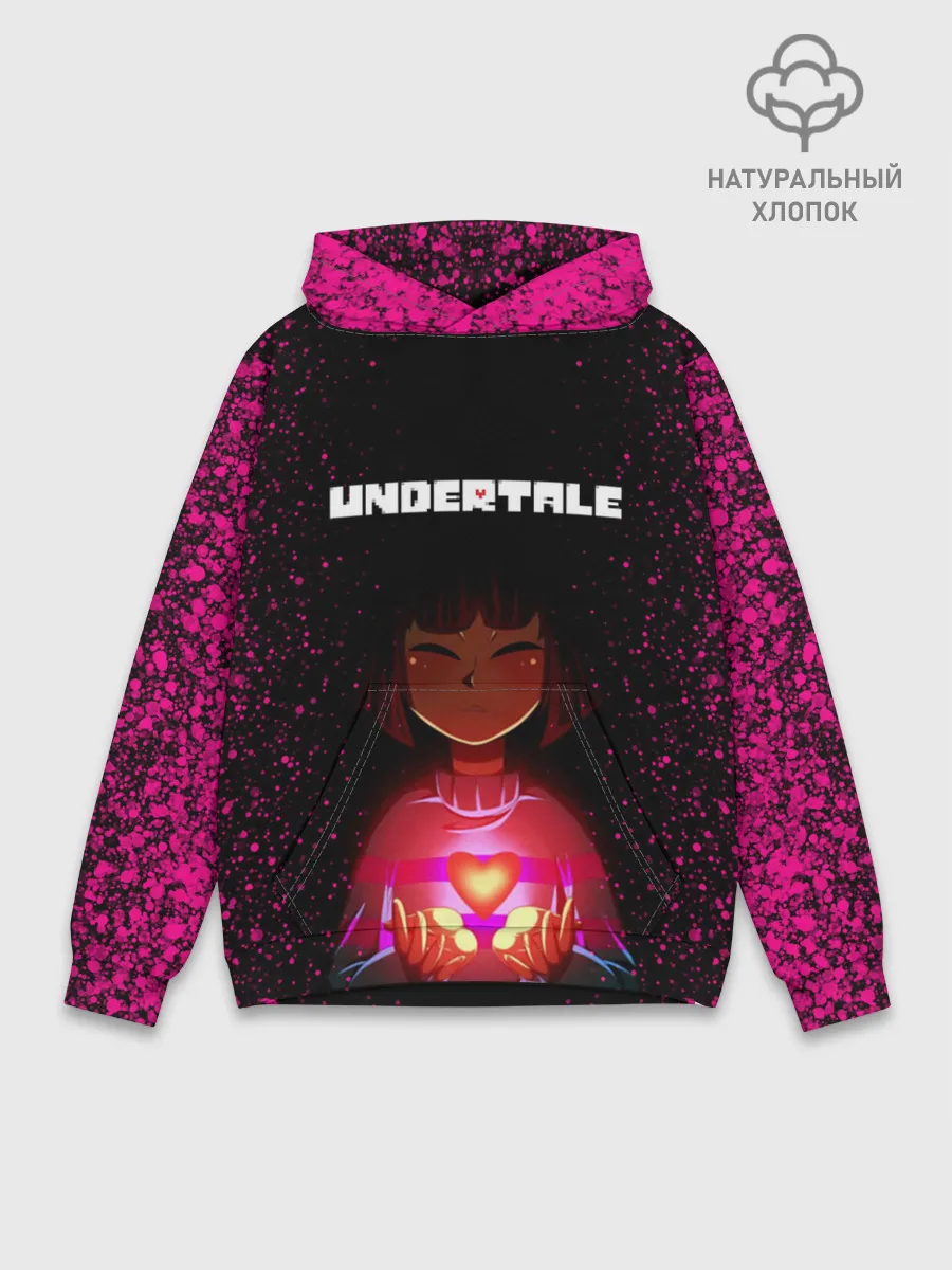 Худи мужской база хлопок / UNDERTALE FRISK