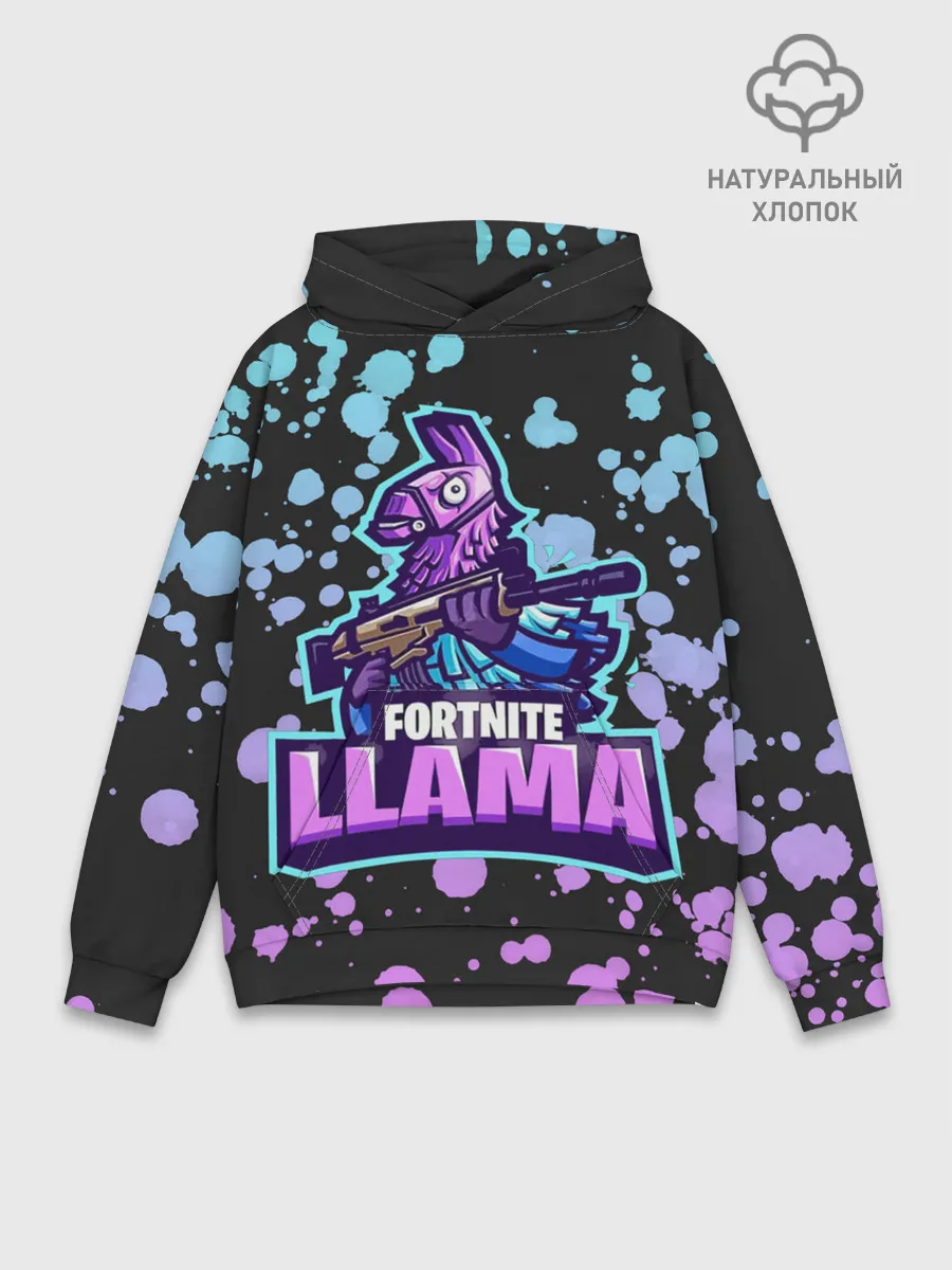 Худи мужской база хлопок / Fortnite LLAMA
