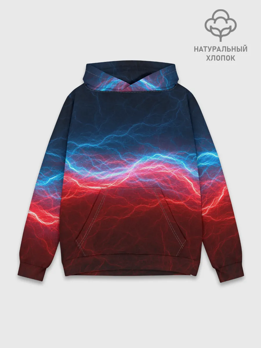 Худи мужской база хлопок / Огонь и лёд