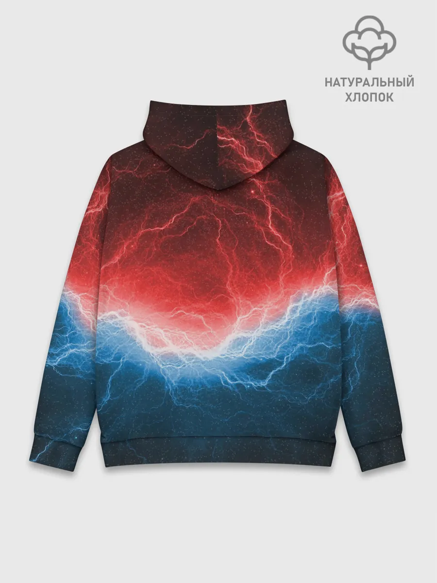 Худи мужской база хлопок / Огонь и лёд