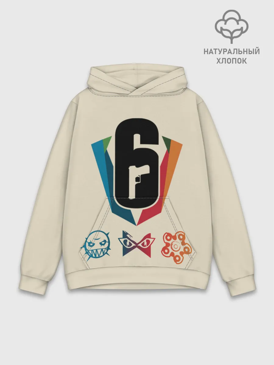 Худи мужской база хлопок / Rainbow Six Siege