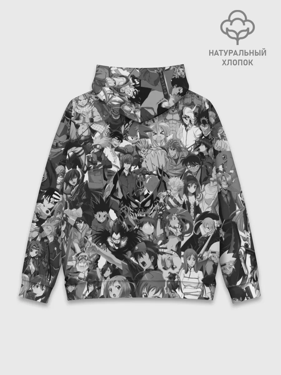 Худи мужской база хлопок / ANIME HEROES