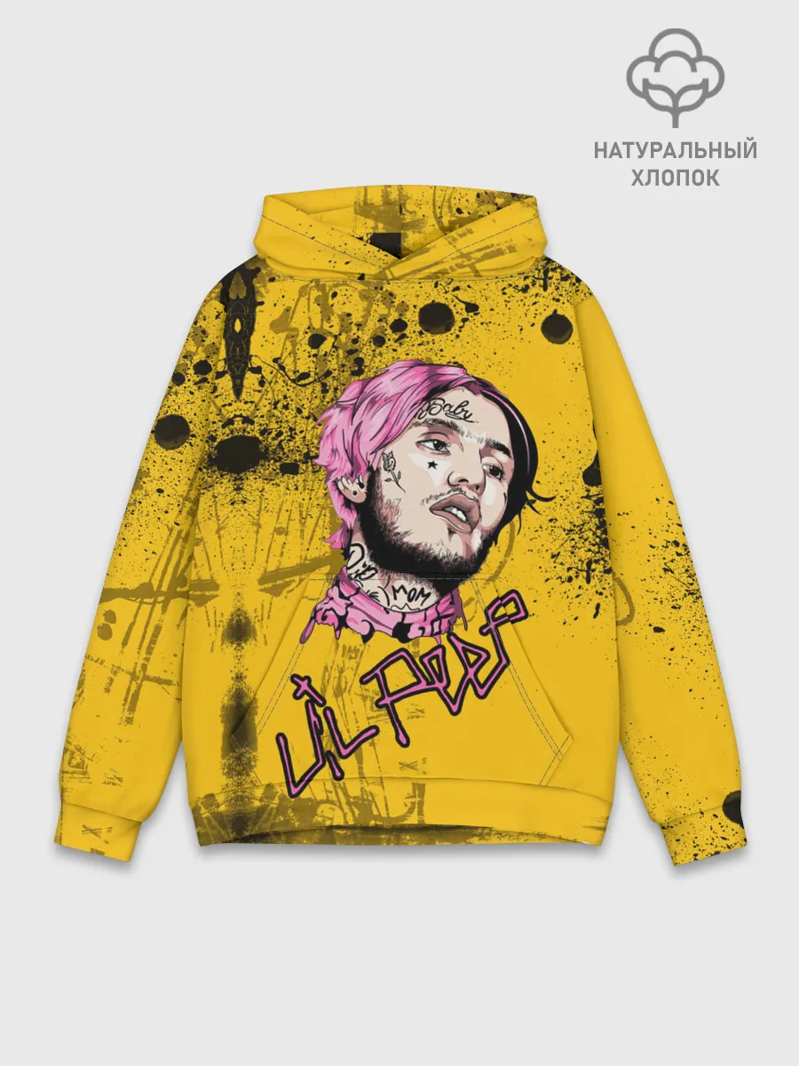 Худи мужской база хлопок / Lil Peep