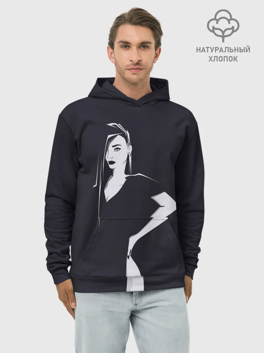 Худи мужской база хлопок / Girl