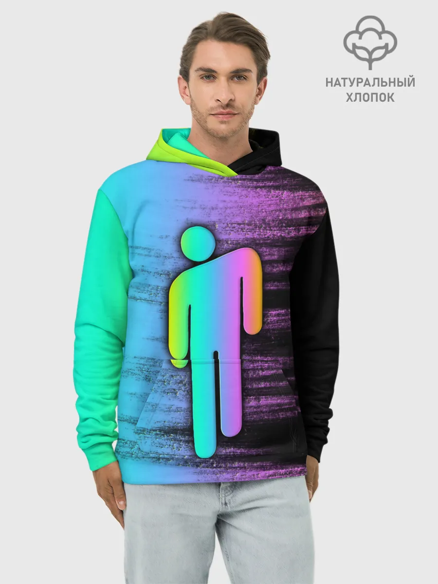 Худи мужской база хлопок / BILLIE EILISH