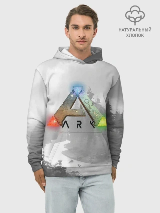 Худи мужской база хлопок / Ark Survival Evolved