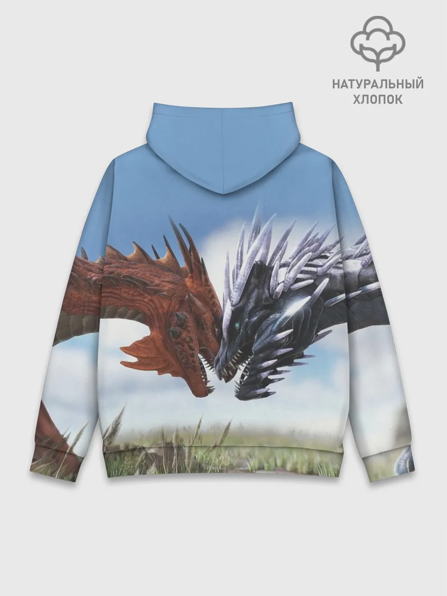 Худи мужской база хлопок / Ark Survival Evolved