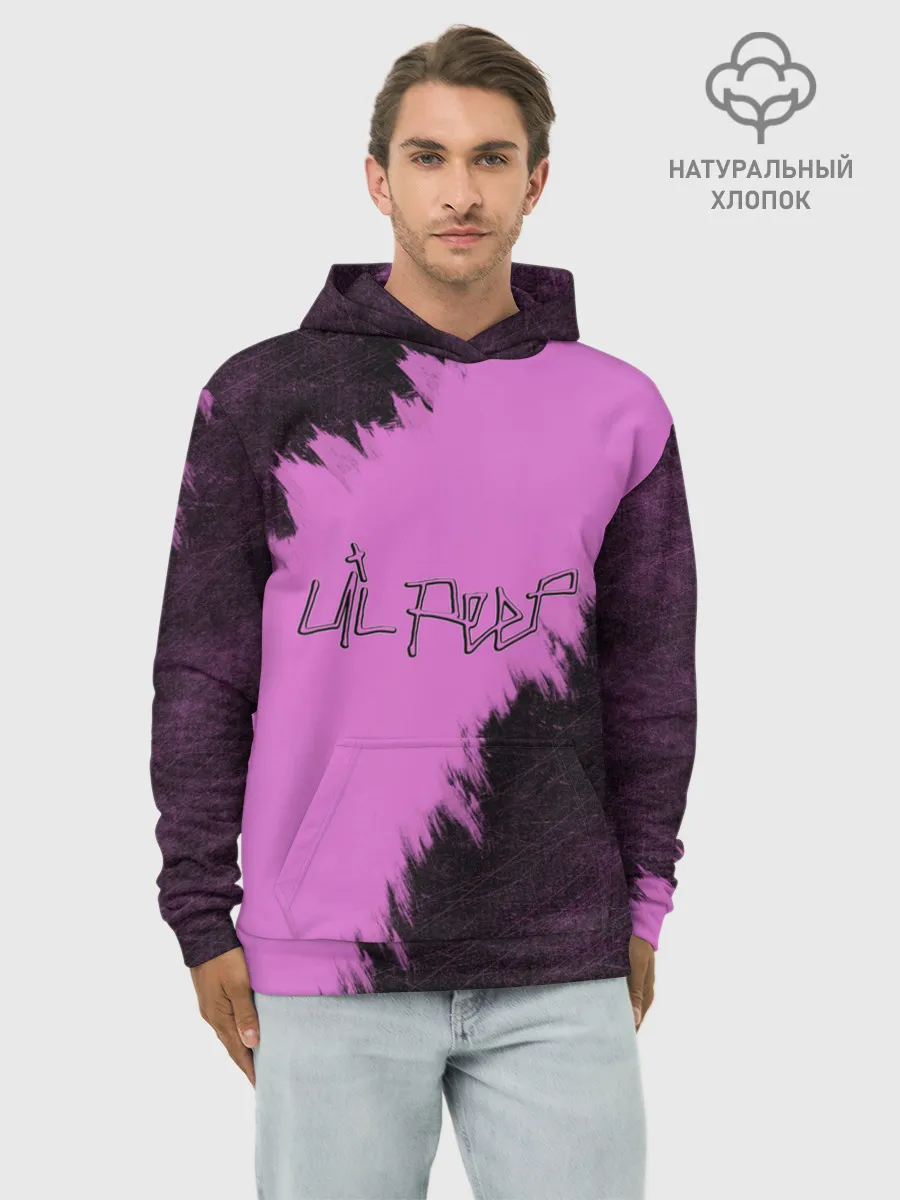 Худи мужской база хлопок / LIL PEEP