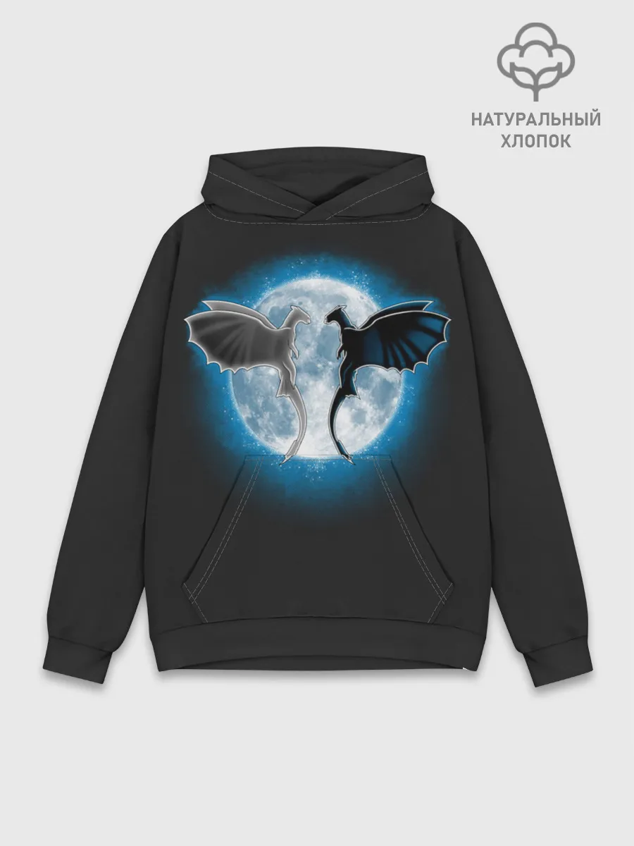 Худи мужской база хлопок / Как приручить дракона