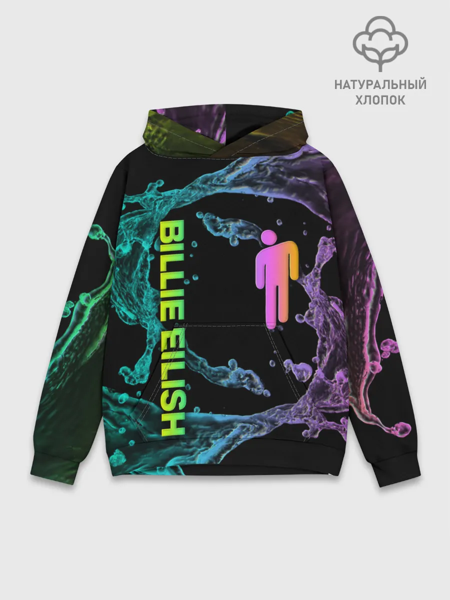 Худи мужской база хлопок / BILLIE EILISH
