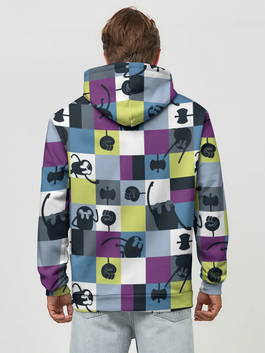 Худи мужской база хлопок / Время приключений