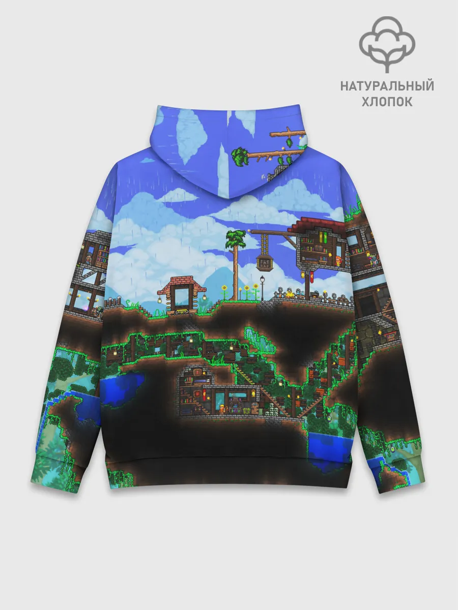 Худи мужской база хлопок / TERRARIA EXCLUSIVE