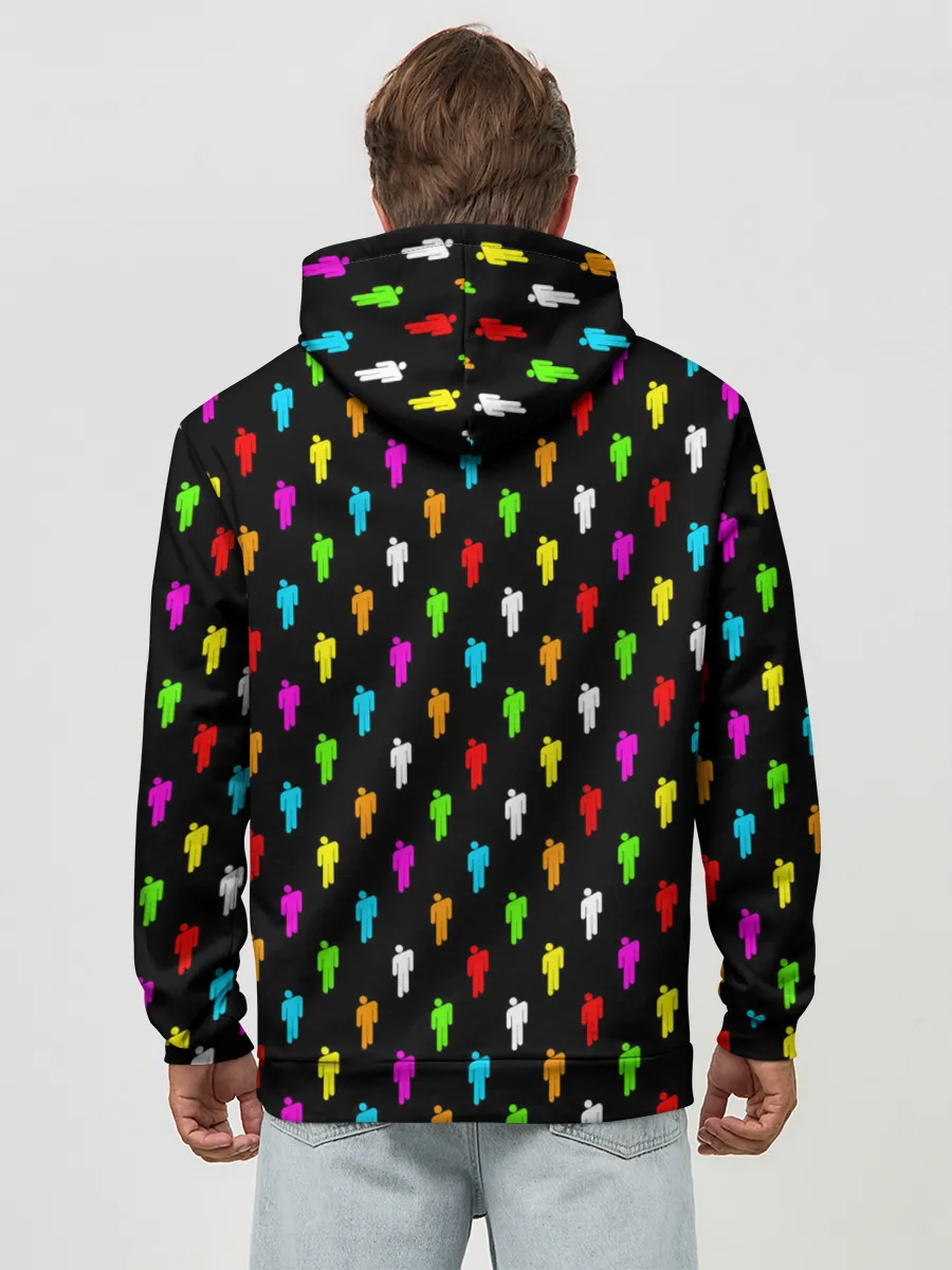 Худи мужской база хлопок / BILLIE EILISH | ПАТТЕРН