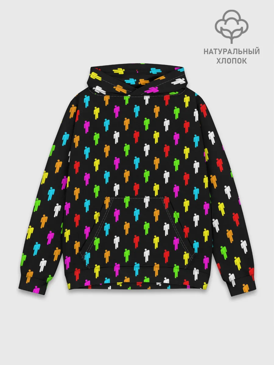 Худи мужской база хлопок / BILLIE EILISH | ПАТТЕРН