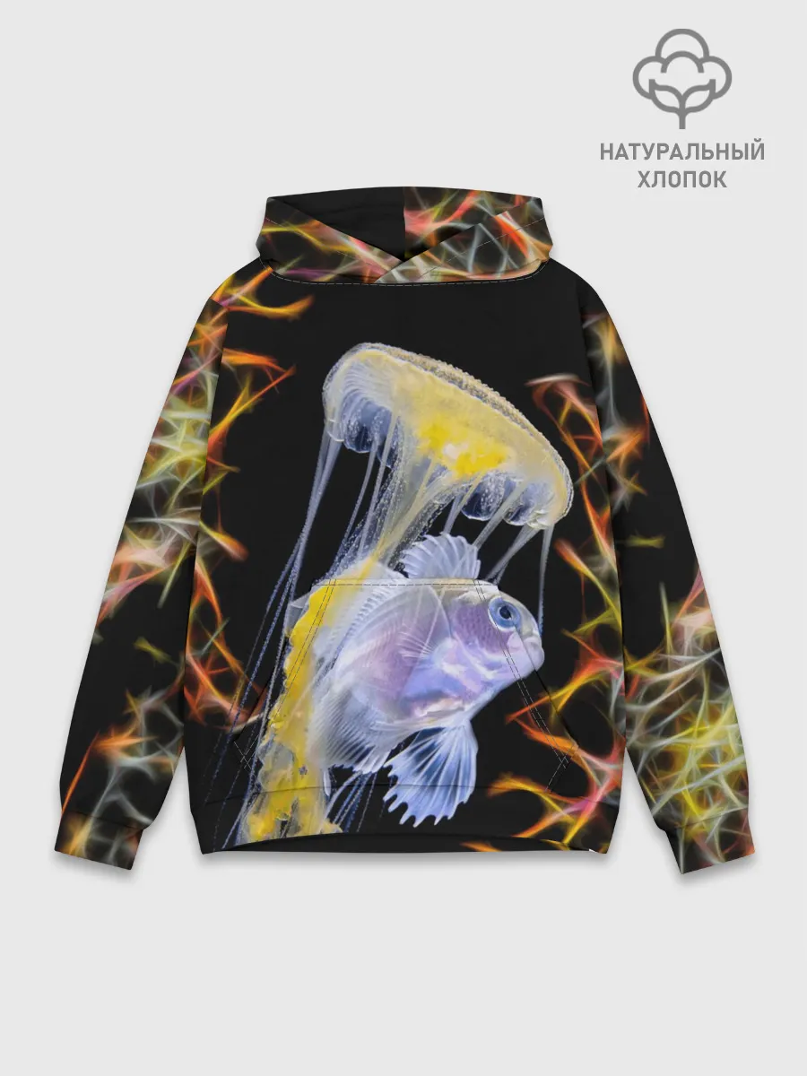 Худи мужской база хлопок / медуза