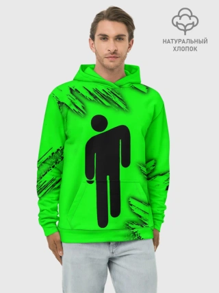 Худи мужской база хлопок / BILLIE EILISH