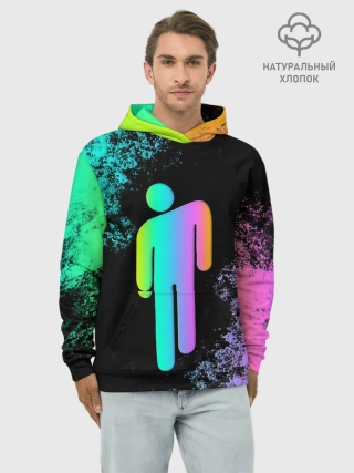 Худи мужской база хлопок / BILLIE EILISH