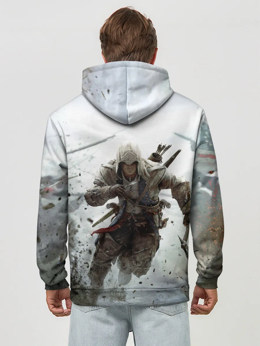 Худи мужской база хлопок / ASSASSINS CREED