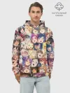 Худи мужской база хлопок / MANY FACES OF AHEGAO! color