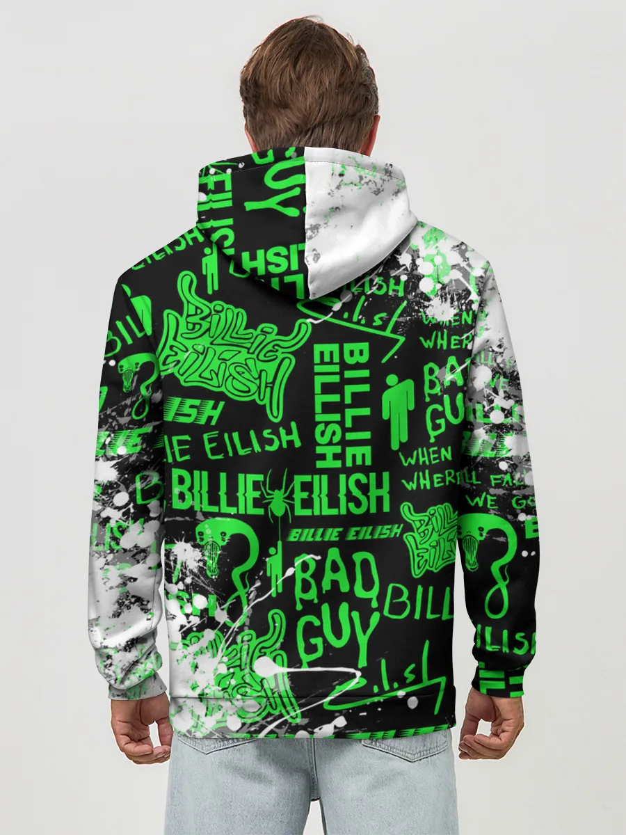 Худи мужской база хлопок / BILLIE EILISH.