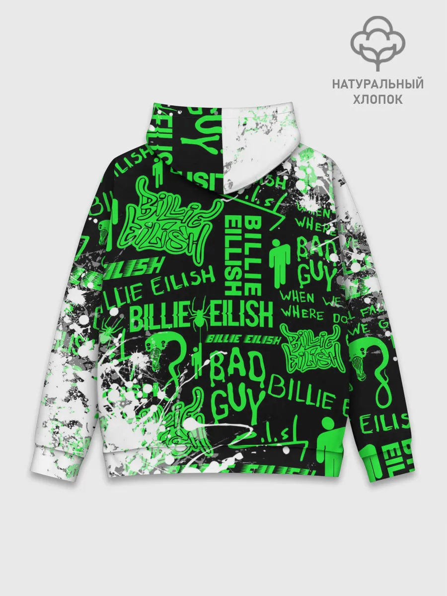 Худи мужской база хлопок / BILLIE EILISH.