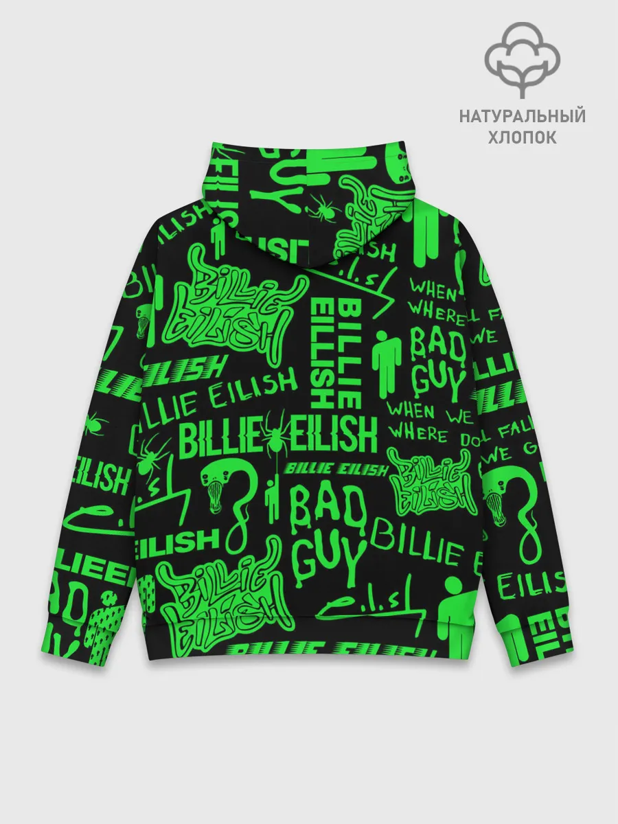 Худи мужской база хлопок / BILLIE EILISH.
