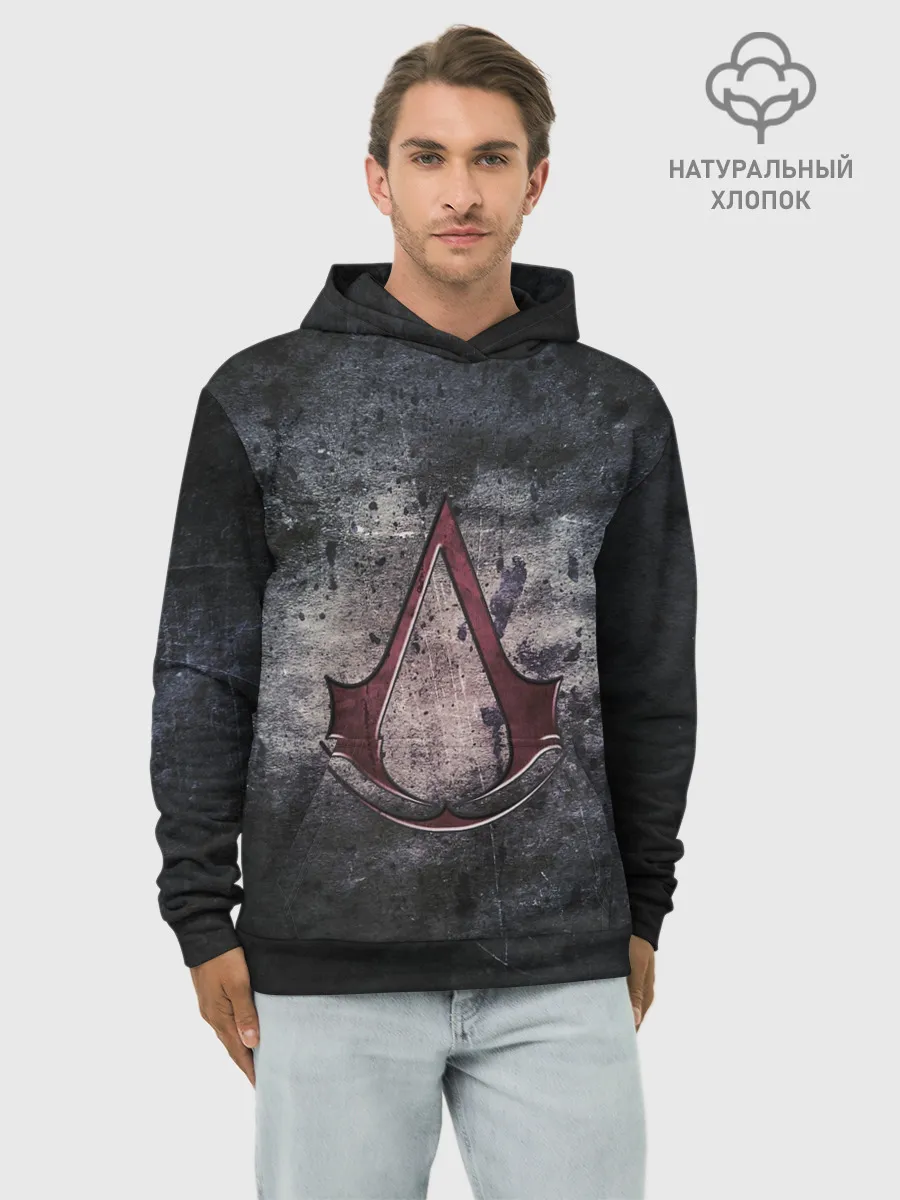 Худи мужской база хлопок / ASSASSINS CREED