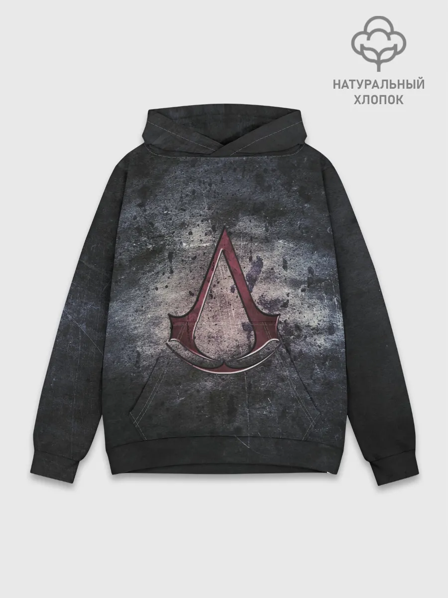 Худи мужской база хлопок / ASSASSINS CREED