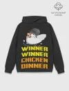 Худи мужской база хлопок / Winner Chicken Dinner