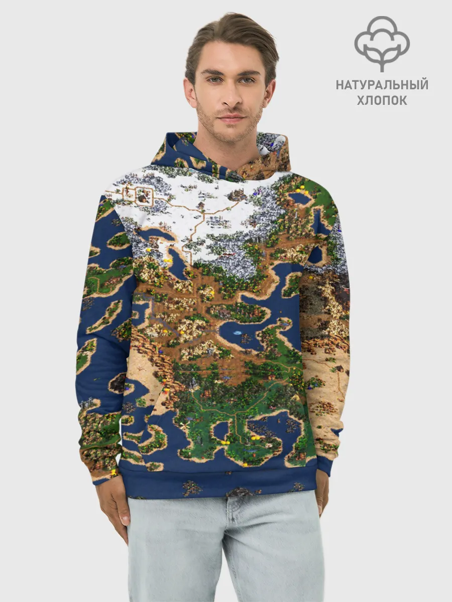 Худи мужской база хлопок / HEROES 3 КАРТА