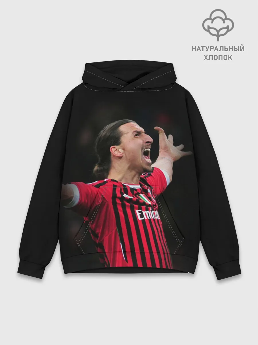 Худи мужской база хлопок / Златан Ибрагимович