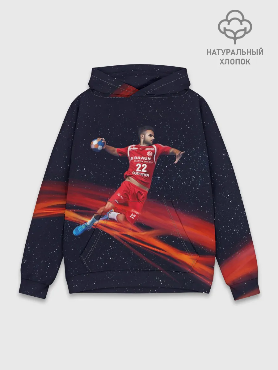 Худи мужской база хлопок / Гандболист