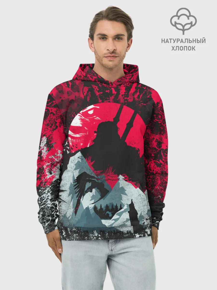 Худи мужской база хлопок / Ведьмак