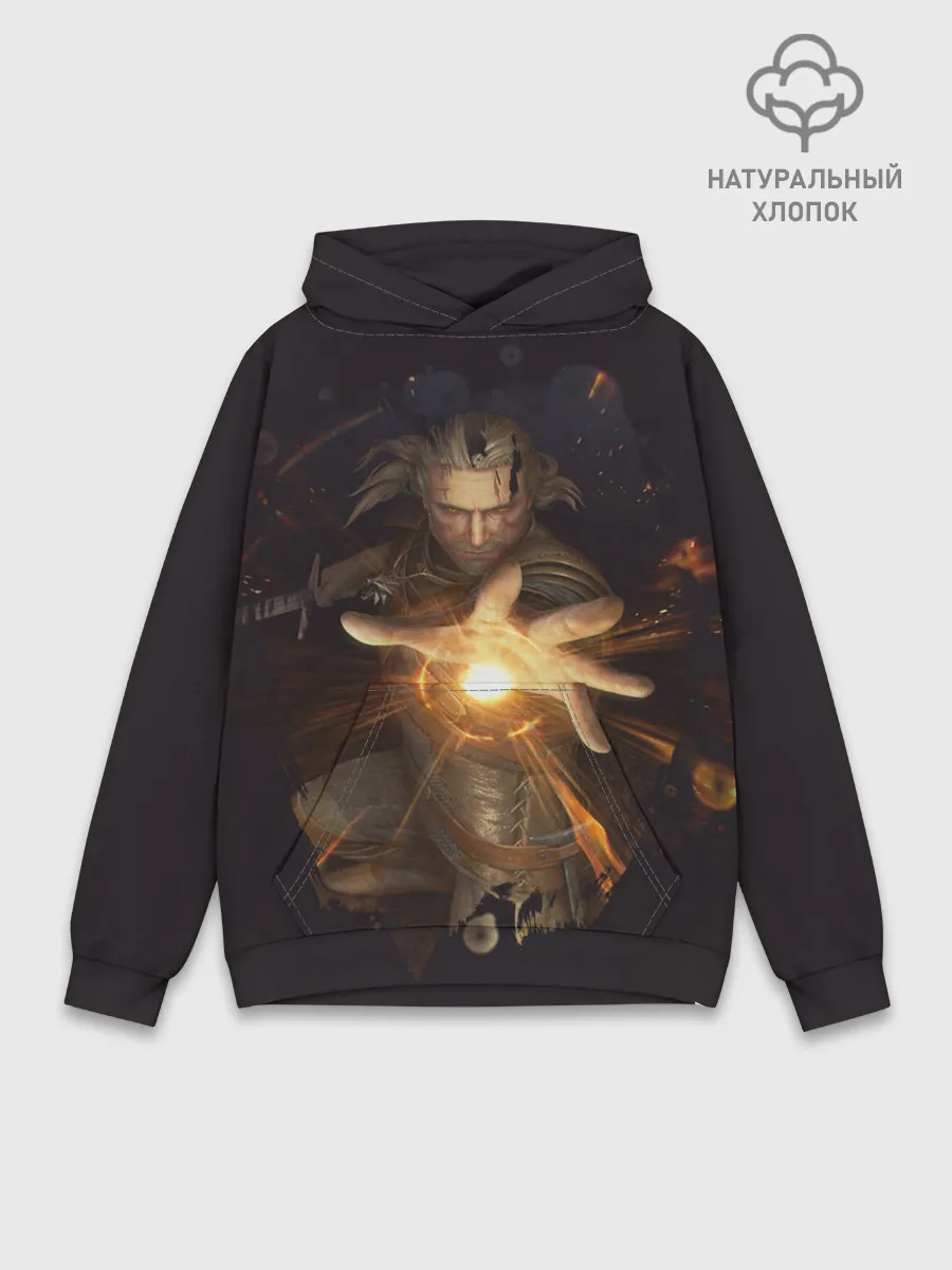Худи мужской база хлопок / Ведьмак