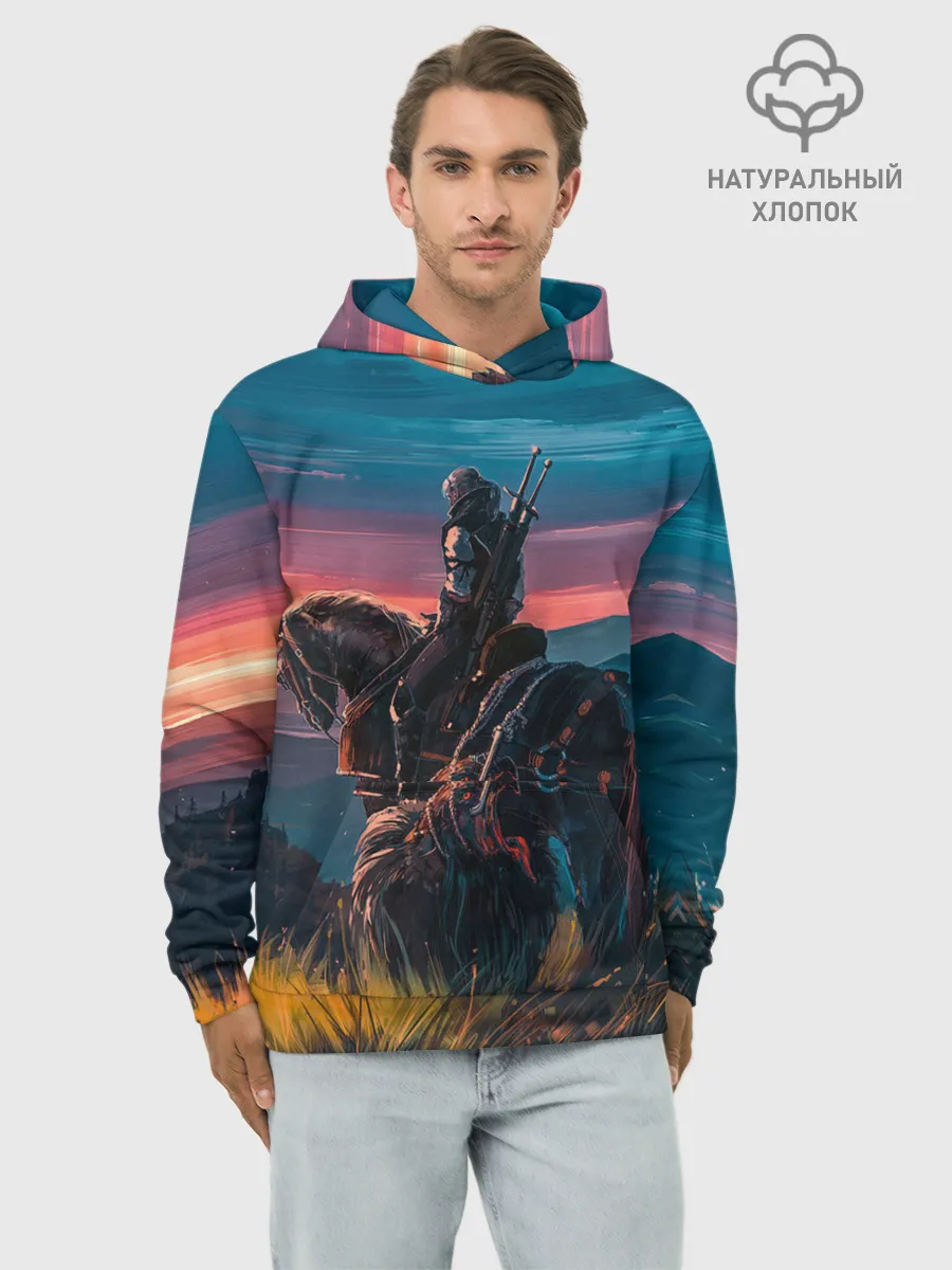 Худи мужской база хлопок / The Witcher