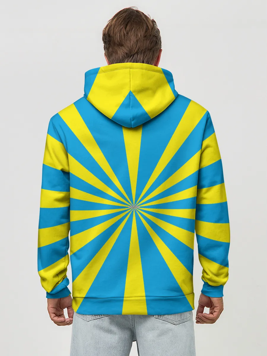 Худи мужской база хлопок / Флаг ВВС