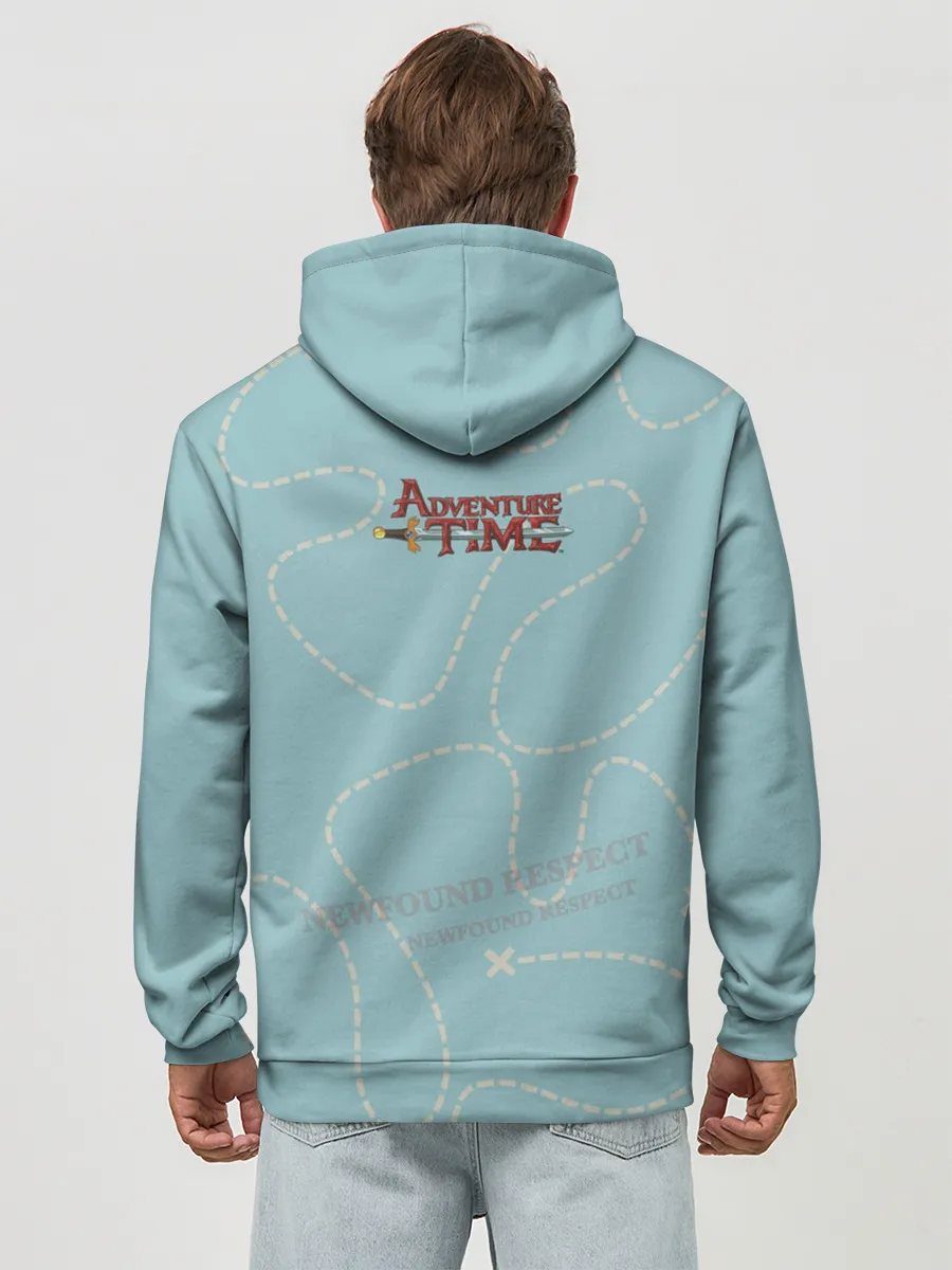 Худи мужской база хлопок / Friendship. Adventure time