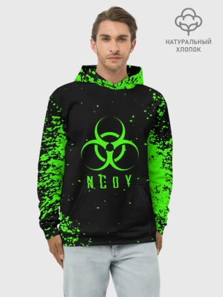Худи мужской база хлопок / nCoV | КОРОНАВИРУС