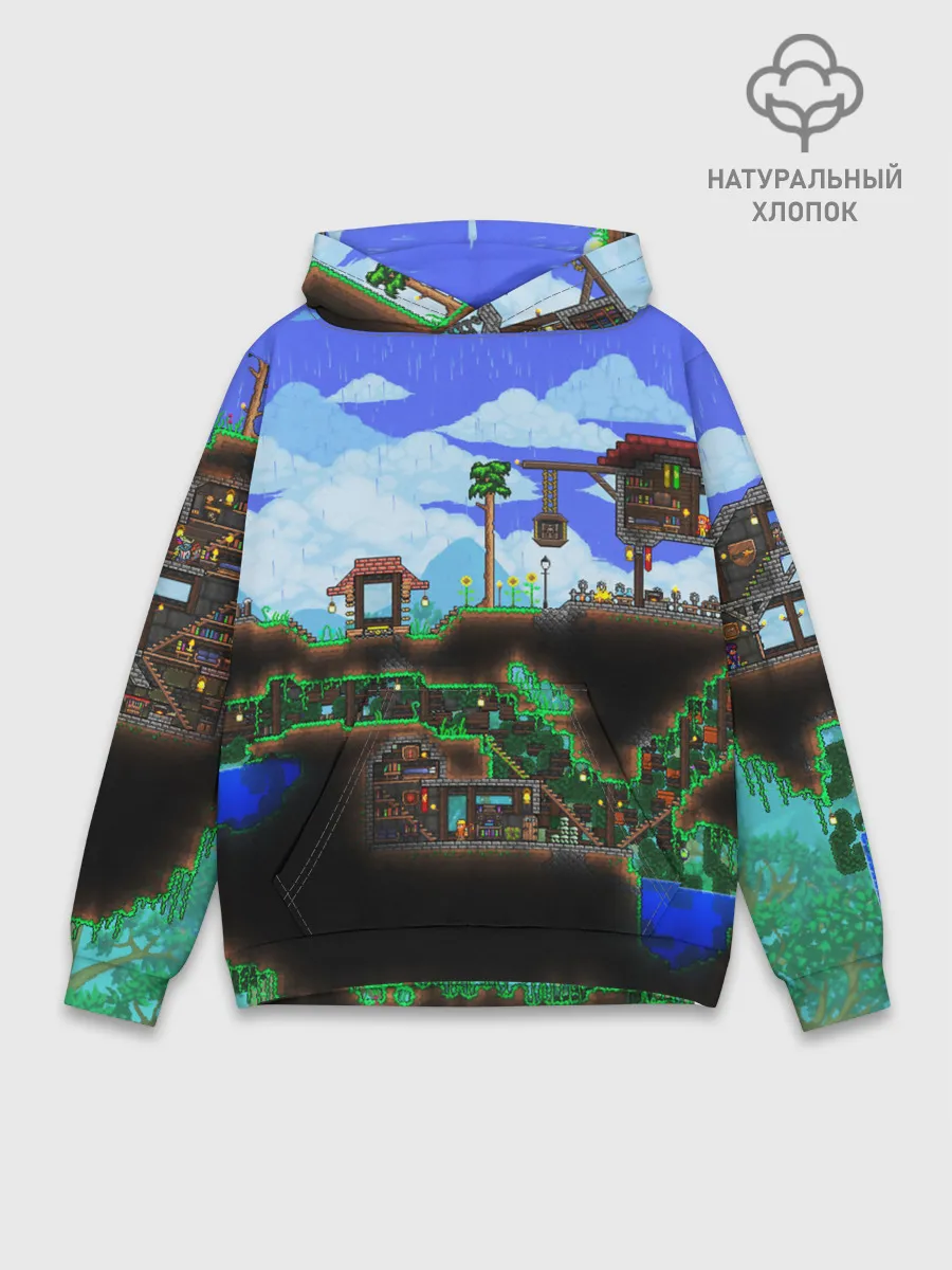 Худи мужской база хлопок / TERRARIA