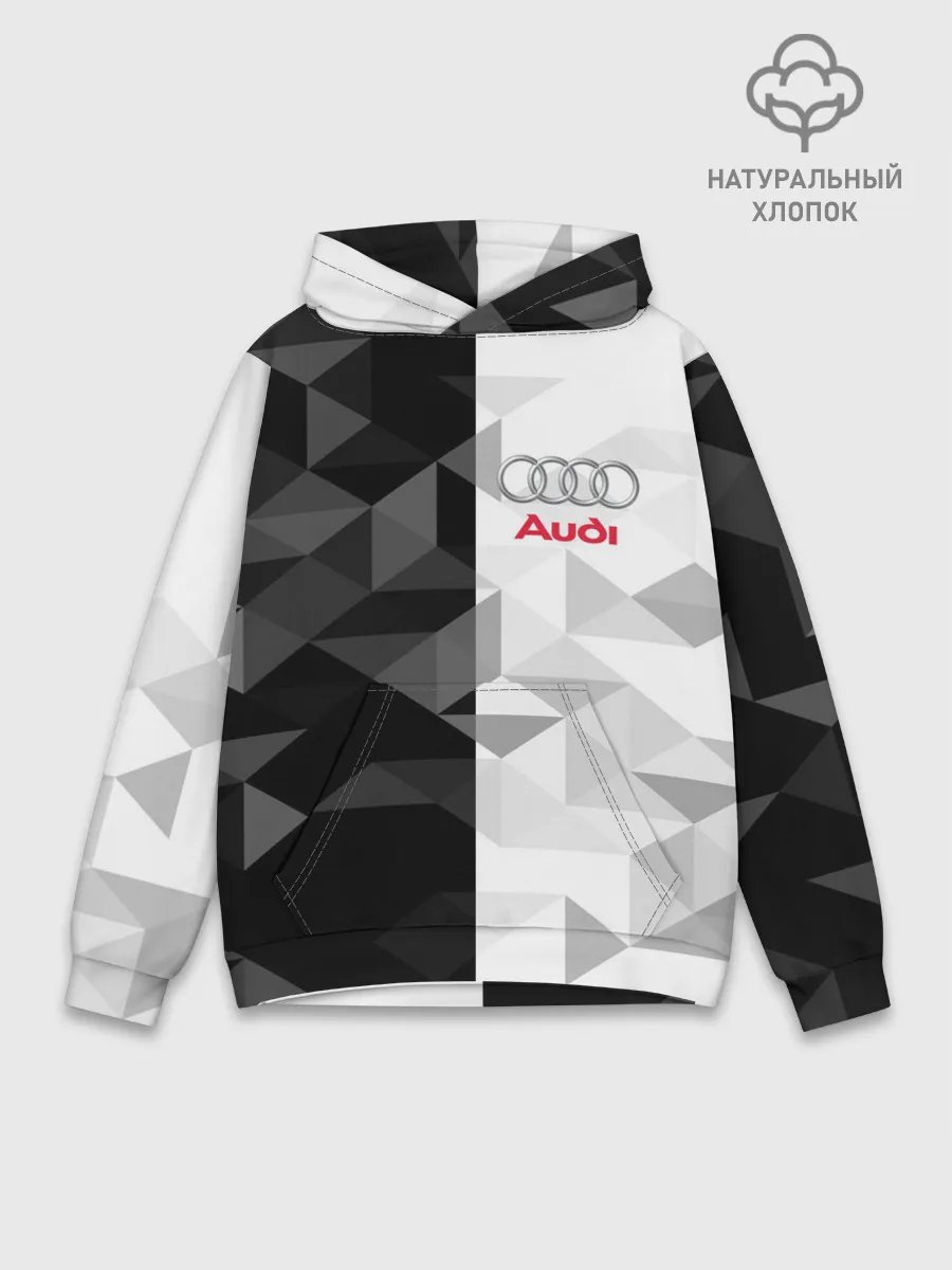 Худи мужской база хлопок / AUDI | АУДИ