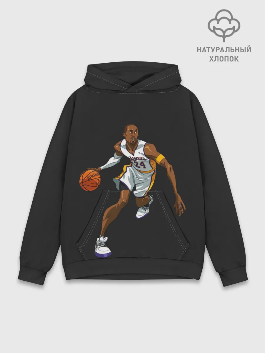 Худи мужской база хлопок / Kobe Bryant